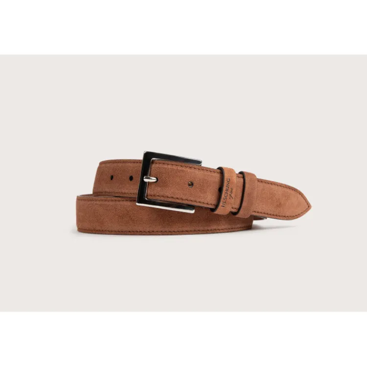 Discount Heschung Ceinture Nation VeloursNoisette