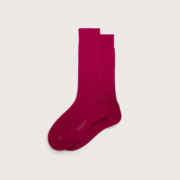 Clearance Heschung Chaussettes CotonCrimson