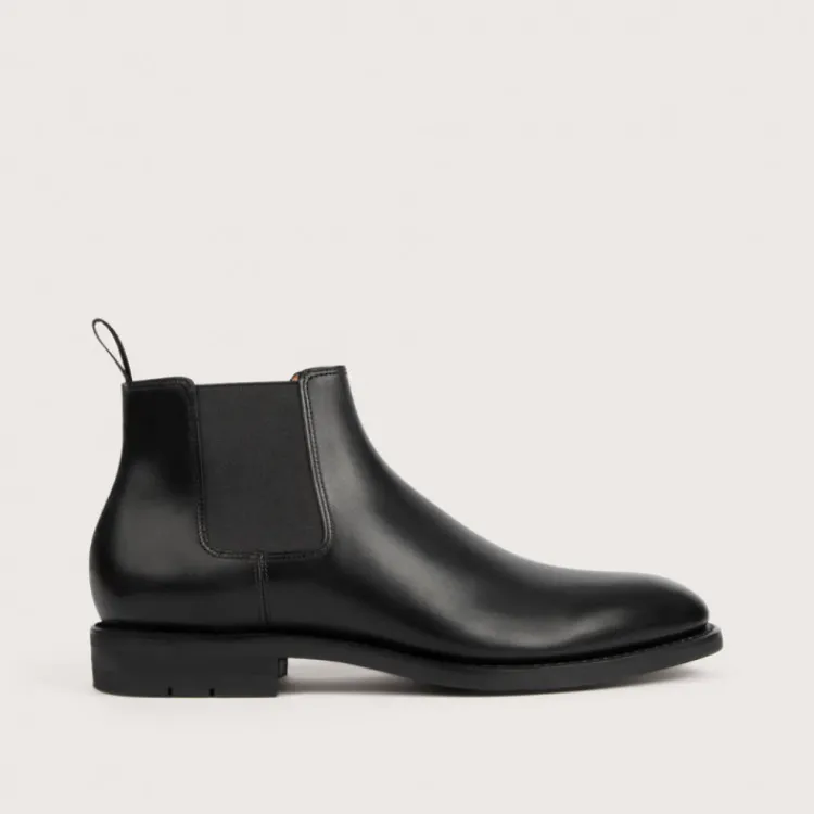 Clearance Heschung Chelsea Boots Fusain BoxcolorisNoir,semelleOnyx