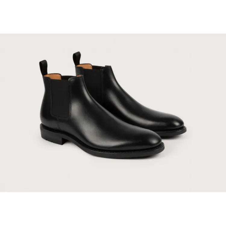 Clearance Heschung Chelsea Boots Fusain BoxcolorisNoir,semelleOnyx