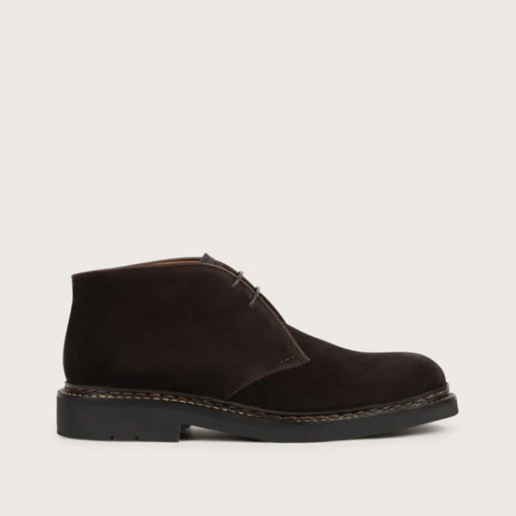 Clearance Heschung Desert Boot Genêt HydrovelourscolorisMoro,semelleHu00e9vu00e9a