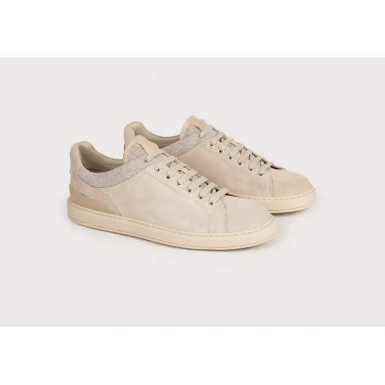 Sale Heschung Sneakers Alley Hydrovelours/LainecolorisGrege,semelleSmash